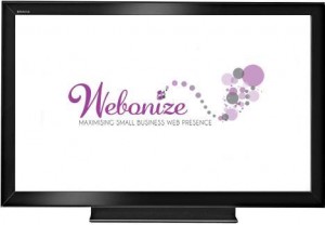 webonize on screen