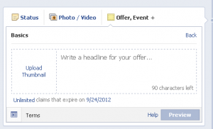 facebook offers facebook offers